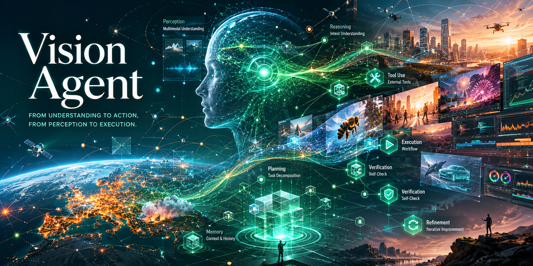 Vision Agent: from understanding to action, from perception to execution